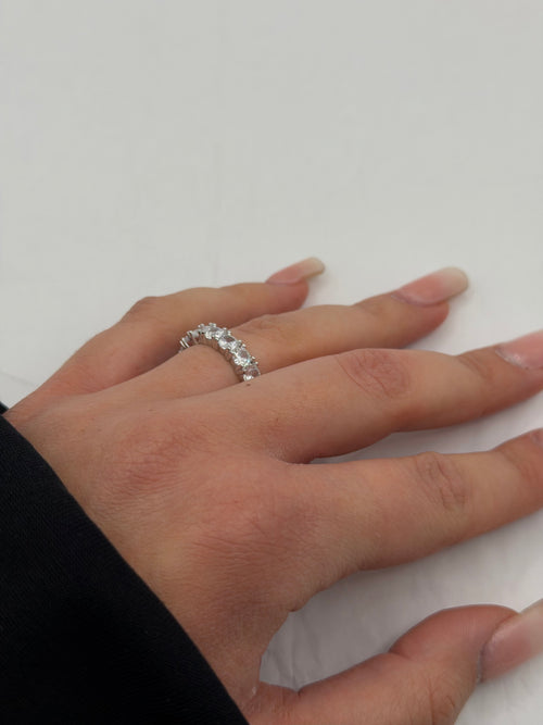 Anello VERETTA square big argento
