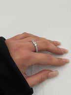 Anello VERETTA a scalare argento