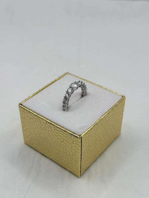 Anello VERETTA a scalare argento