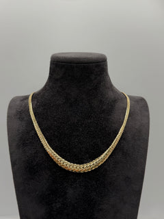Collier groumette a scalare oro