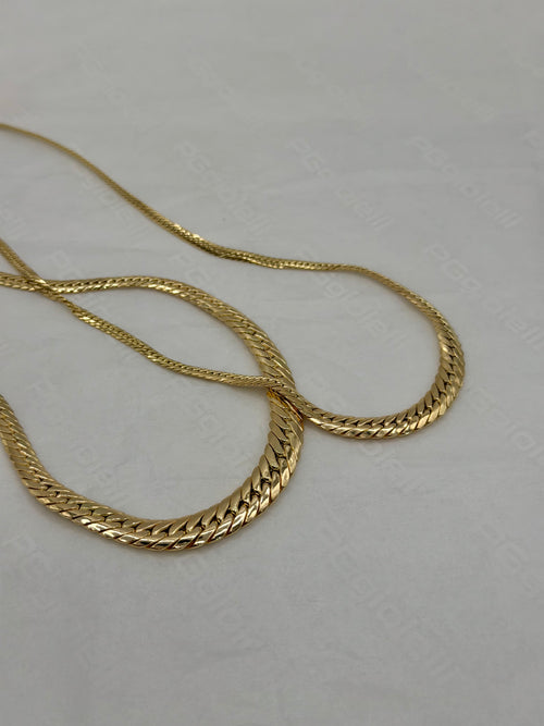 Collier groumette a scalare oro