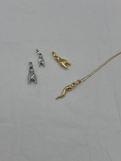 Collana charme portafortuna oro