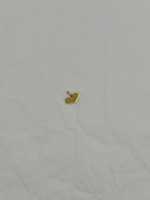 Pendente cuoricino personalizzato oro