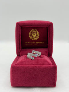 Anello trilogy modello Re C zirconato oro