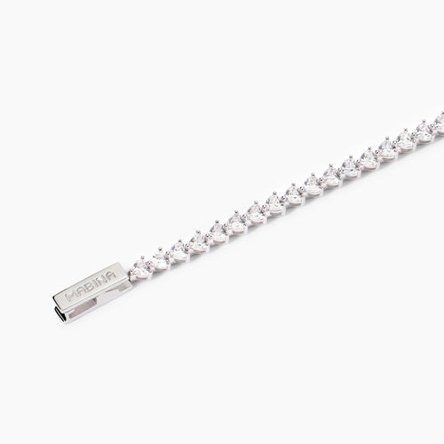 Bracciale tennis ALL HEART argento