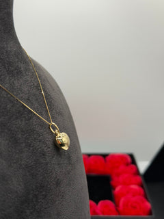 Cuore bombato small oro + box San Valentino 🌹