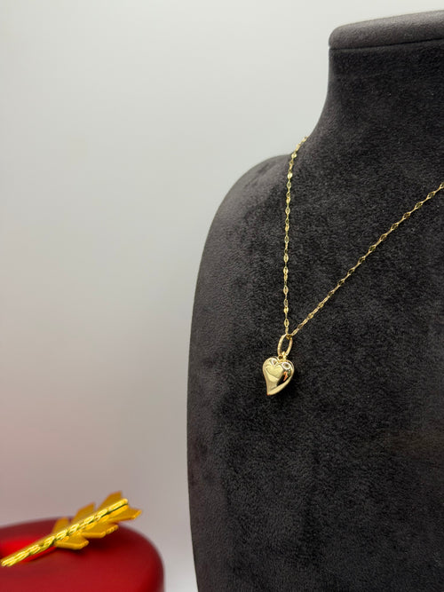 Cuore codina oro + box San Valentino 🌹