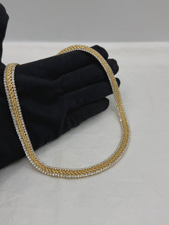 Collier torchon-tennis oro BIG