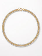 Collier torchon-tennis oro BIG