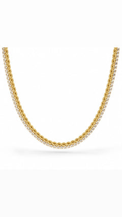 Collier torchon-tennis oro SMALL