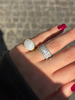 Chevalier hoop argento