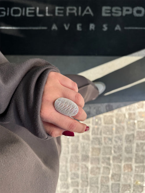 Anello MASK argento