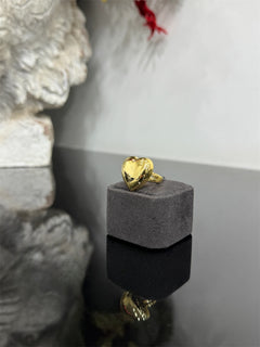 Anello HEART bombato argento