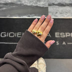 Anello HEART bombato argento