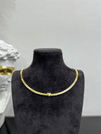 Collana SNAKE cuore argento