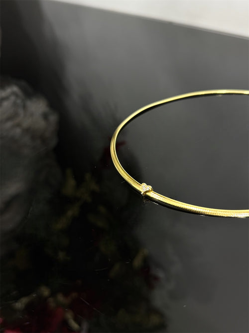 Collana SNAKE cuore argento