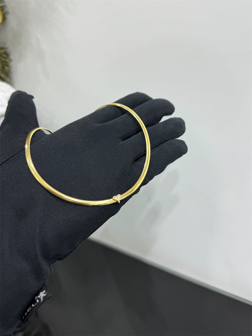 Collana SNAKE cuore argento