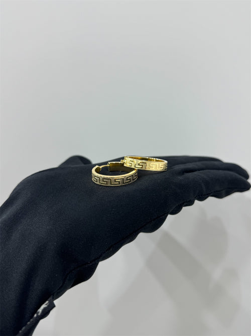 Cerchi oro GRECA esterna big