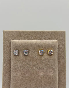 Orecchini punti luce MAN argento