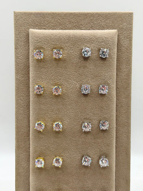 Orecchini punti luce MAN argento