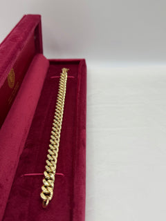 Bracciale groumette lucida oro