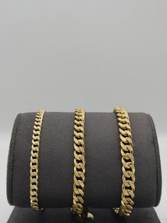 Bracciale groumette satinata oro