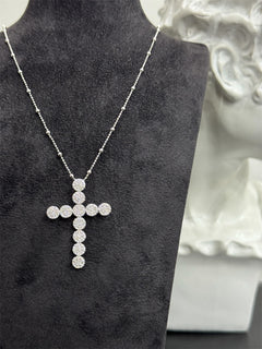 Collana CROCE & PERLE argento