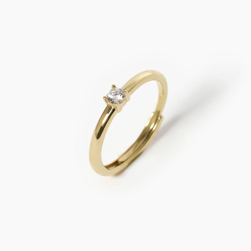 Fermanello-solitario argento