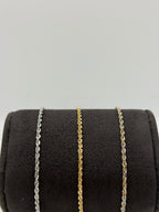 Bracciale torchon diamantato SMALL oro