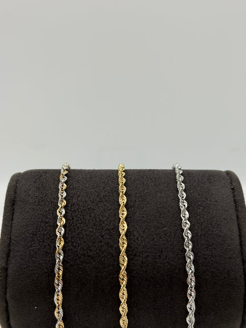 Bracciale torchon diamantato MID oro