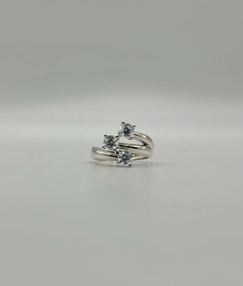 Anello trilogy RE C oro liscio