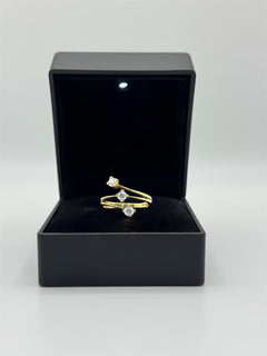 Anello trilogy RE C slim oro