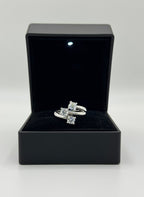 Anello trilogy RE C oro liscio