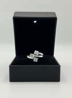 Anello trilogy RE C oro liscio