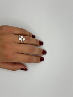 Anello trilogy RE C oro liscio