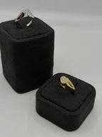Anello chevalier cuore small argento