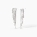 Orecchini CASCATA swarovski argento
