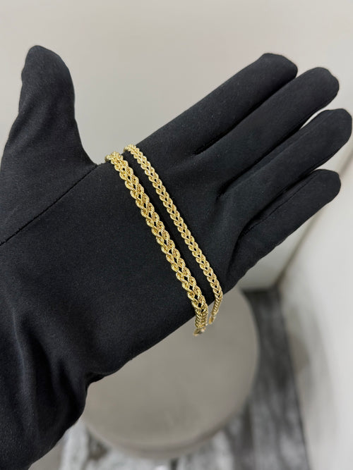Bracciale double torchon oro