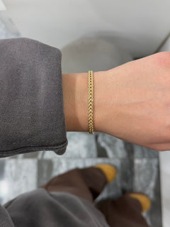 Bracciale double torchon oro