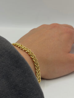 Bracciale double torchon oro