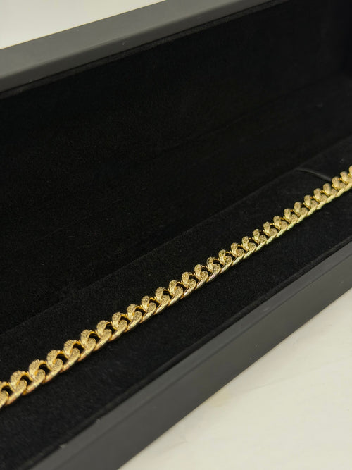 Bracciale groumette SATINATA oro