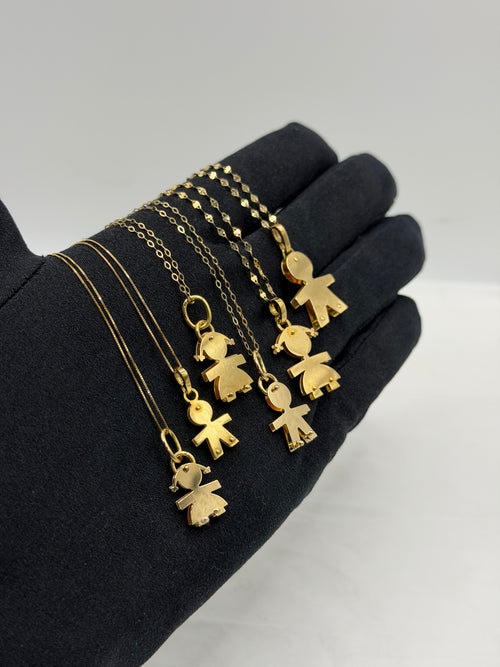 Collana bebe’ oro DOPPIA LASTRA