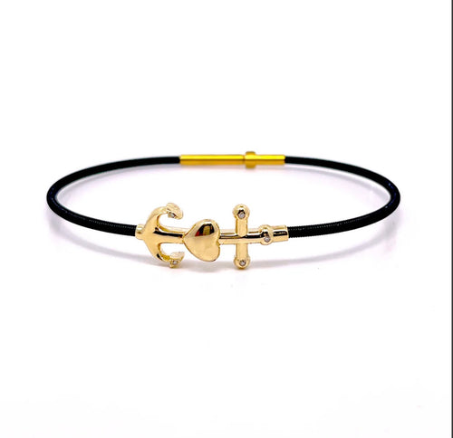 Bracciale Fede,Speranza & Carità oro 9ct e diamanti