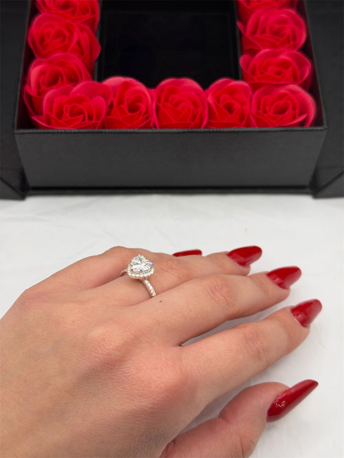 Anello “Amore puro” argento + box San Valentino🌹