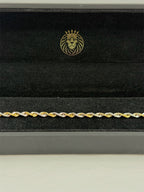 Bracciale torchon diamantato MID oro