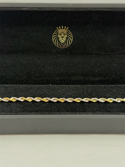 Bracciale torchon diamantato MID oro