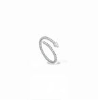 Anello snake oro e diamanti