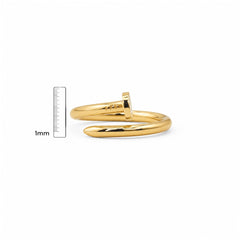 Anello chiodo big oro