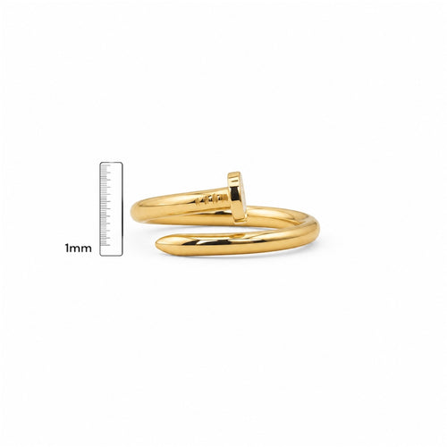 Anello chiodo big oro