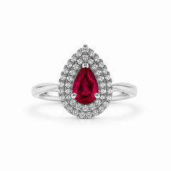 Anello goccia oro